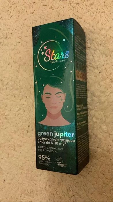 stars from the stars zielona odżywka koloryzująca farba green jupiter