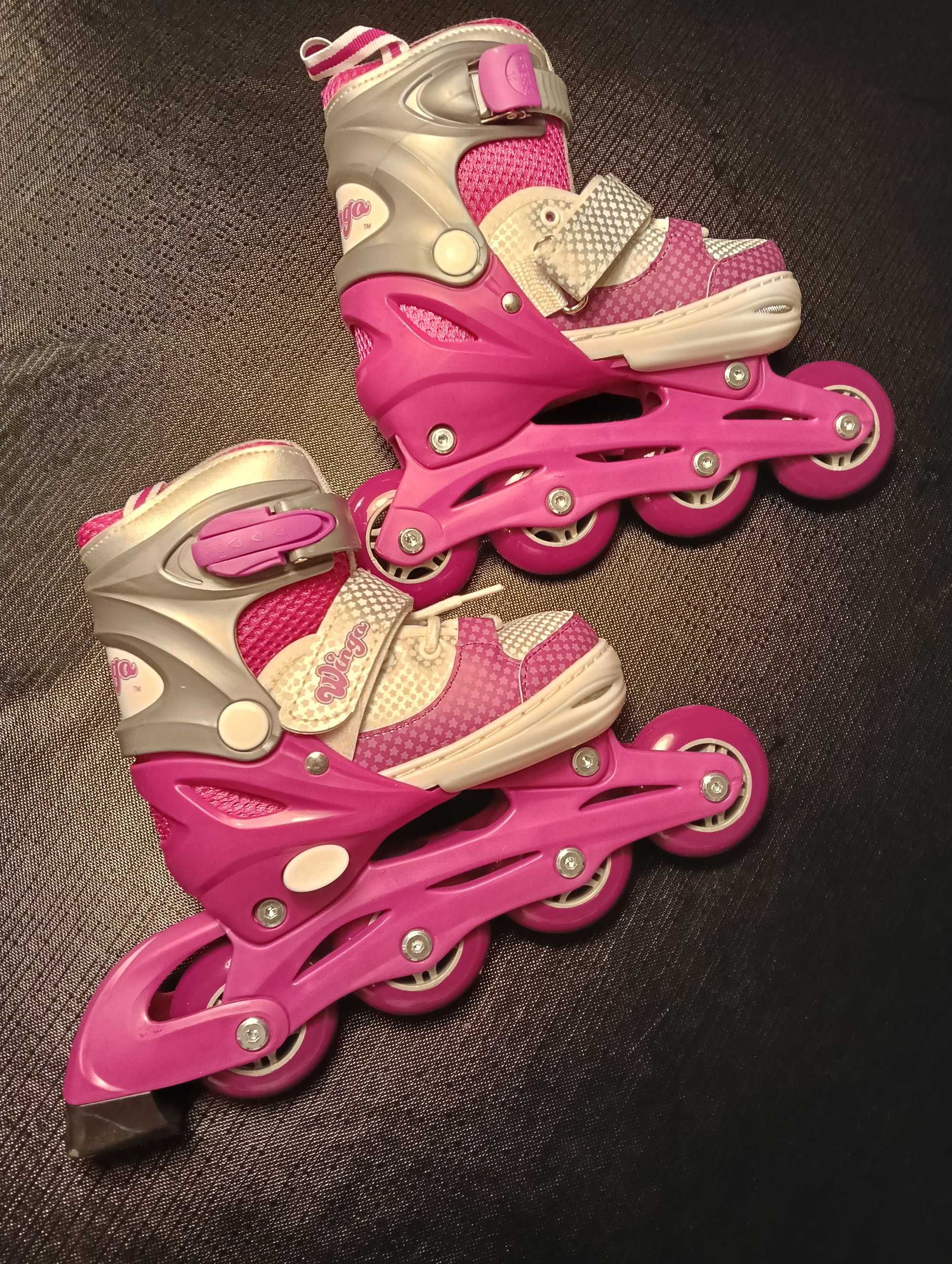 Patins em linha como novos