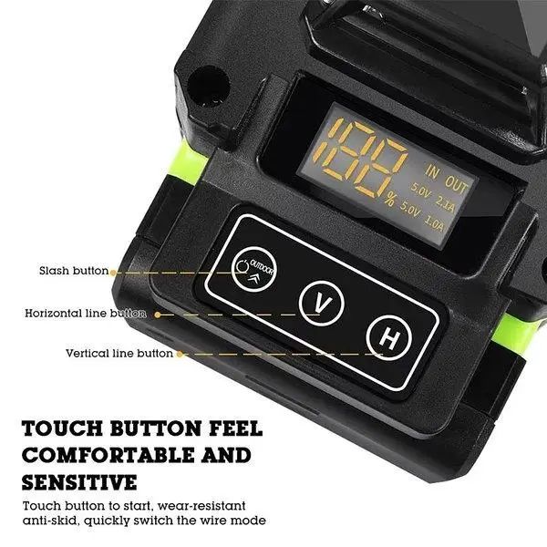 Оригінал!2 аккумулятори! Hilda 4d 16 ліній с дисплеем + міні тринога