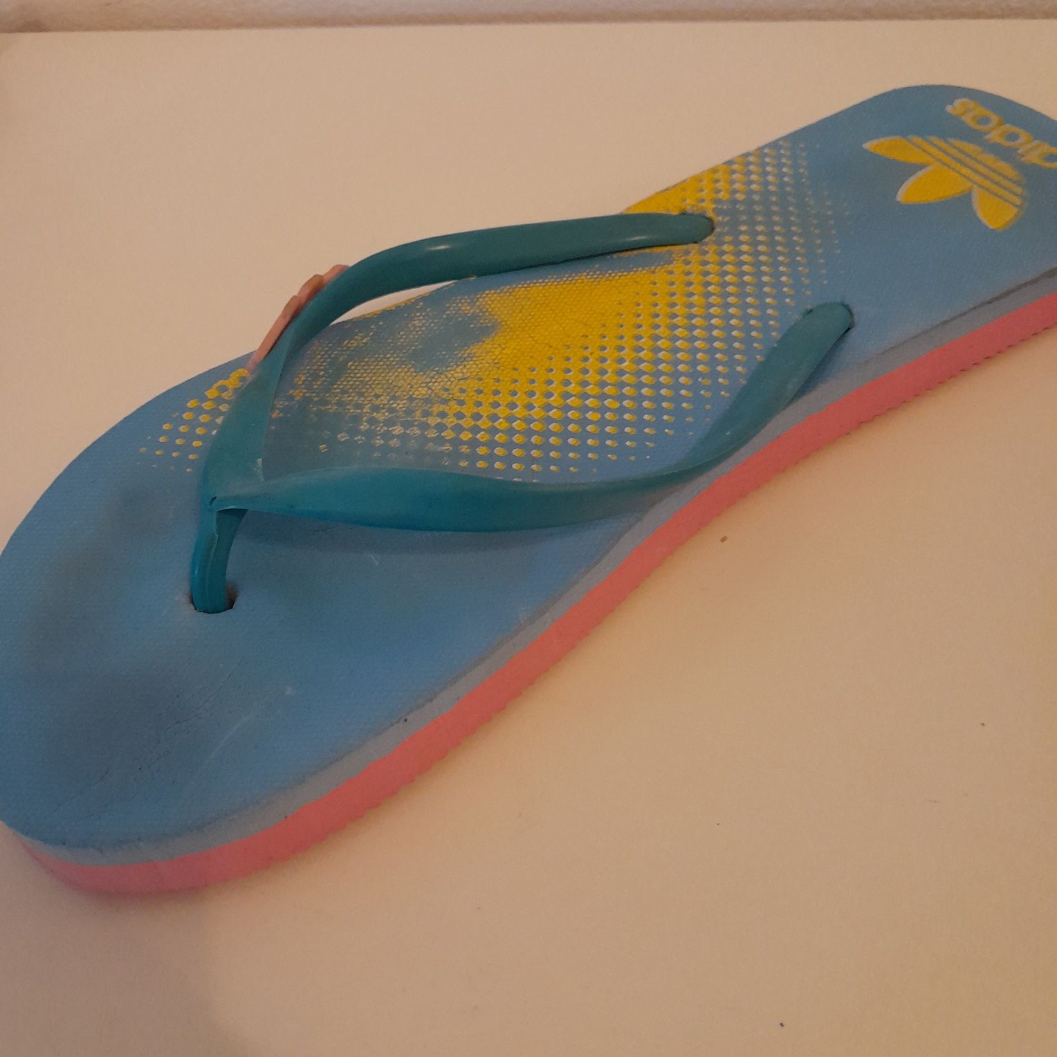 Klapki japonki na basen plażę Adidas rozm 38 tj.26,5cm