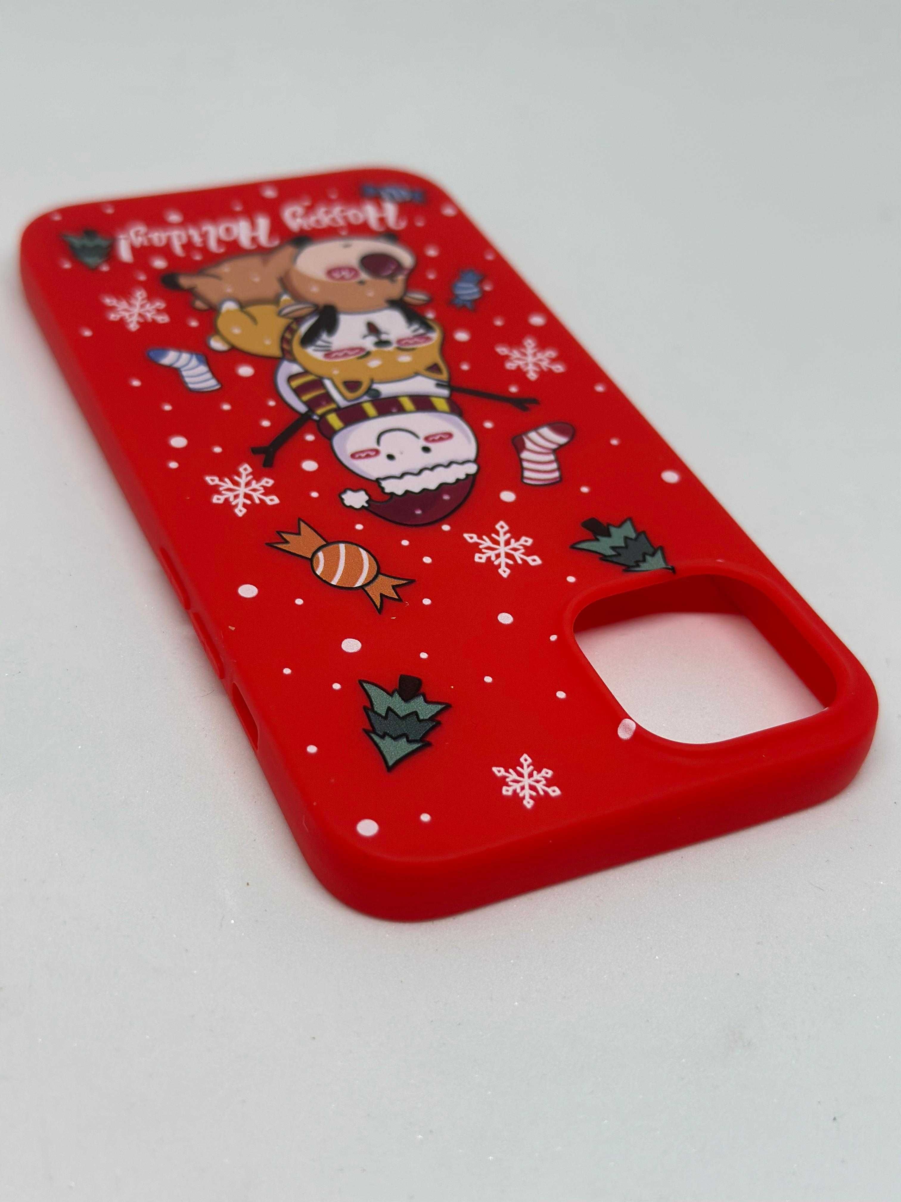 Obudowa Iphone 13 Etui Case Silikonowy Świąteczny kod 468