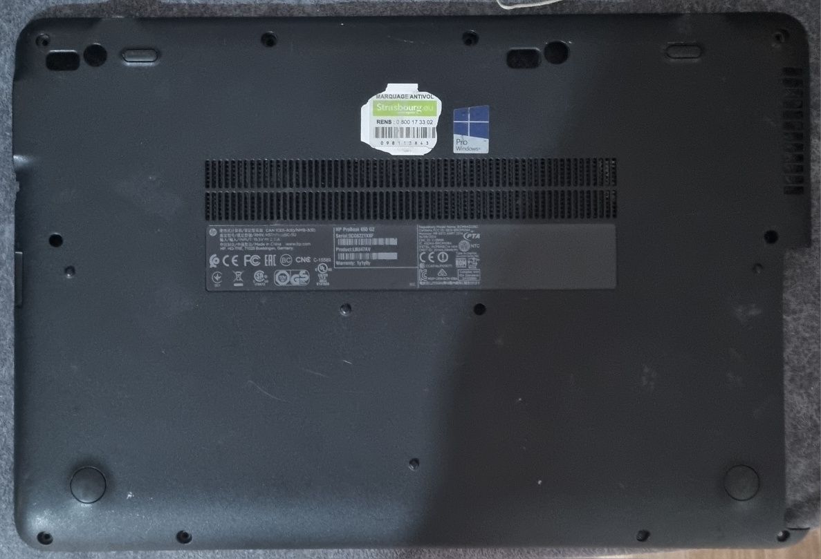 Hp probook 650 g2 розборка