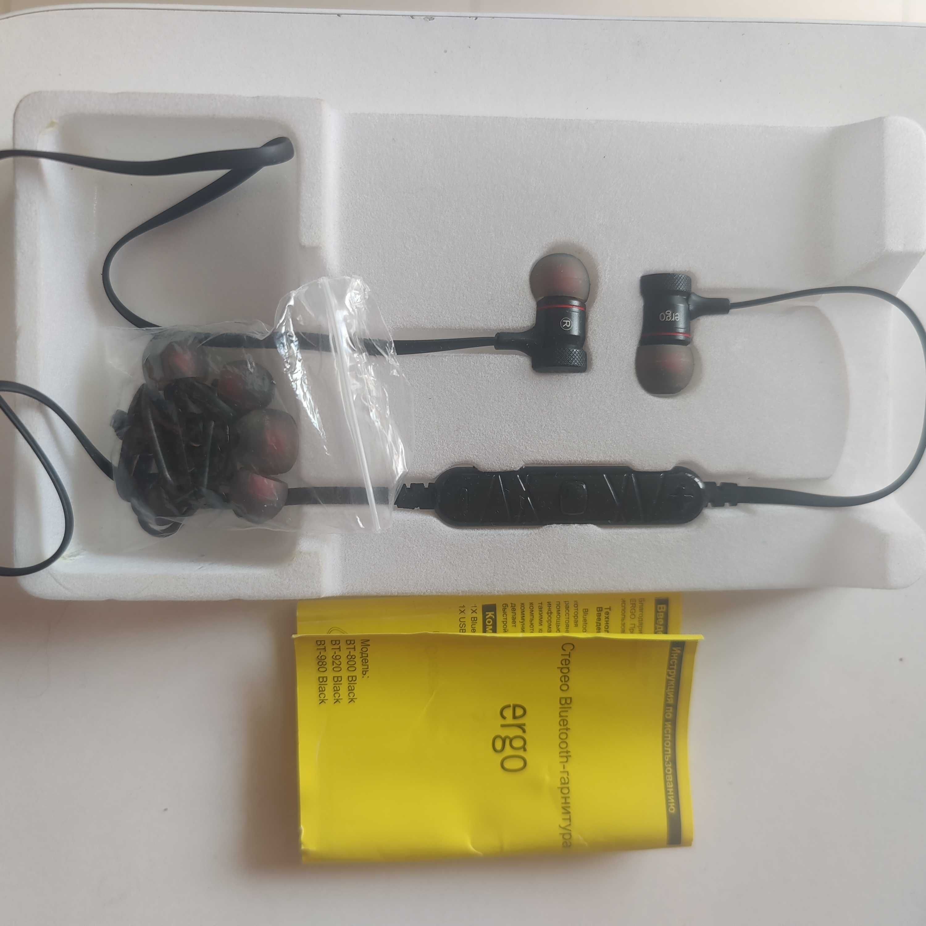 Бездротові Наушники ERGO BT-920 Black (BT-920BK)