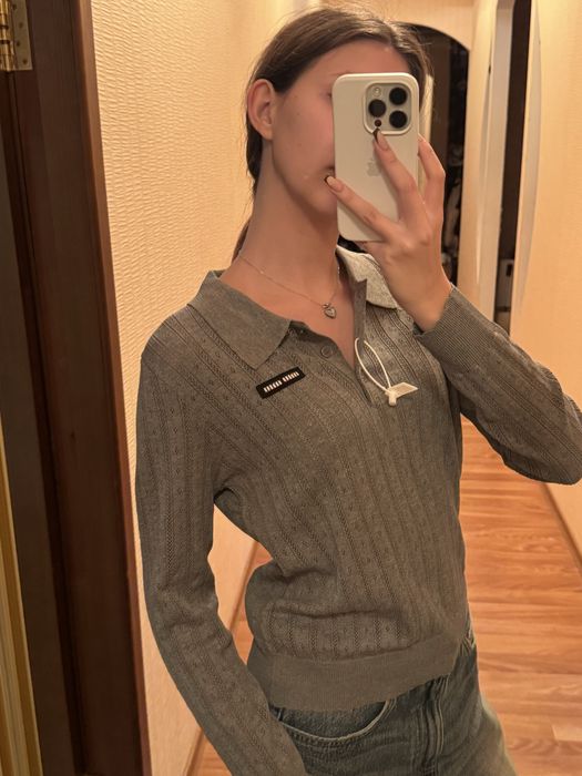 Кофта лонгслів Miu Miu жіночий