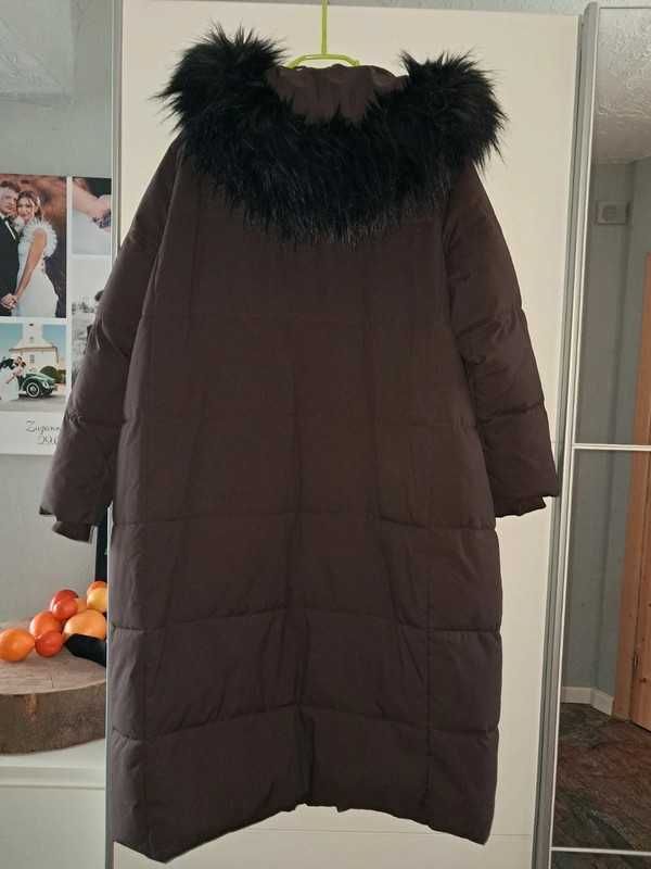 H&M piękna długa kurtka płaszcz 54/56
