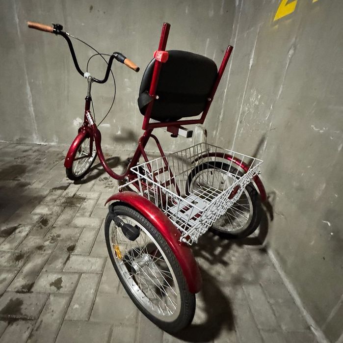 Rower trójkołowy z przerzutkami, rehabilitacyjny, jak nowy