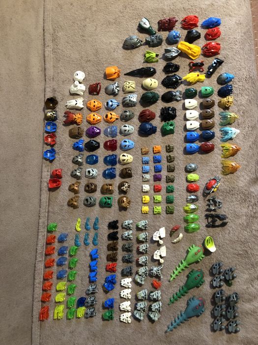 Maski Bionicle LEGO ogromna kolekcja NOWE ZDJĘCIA