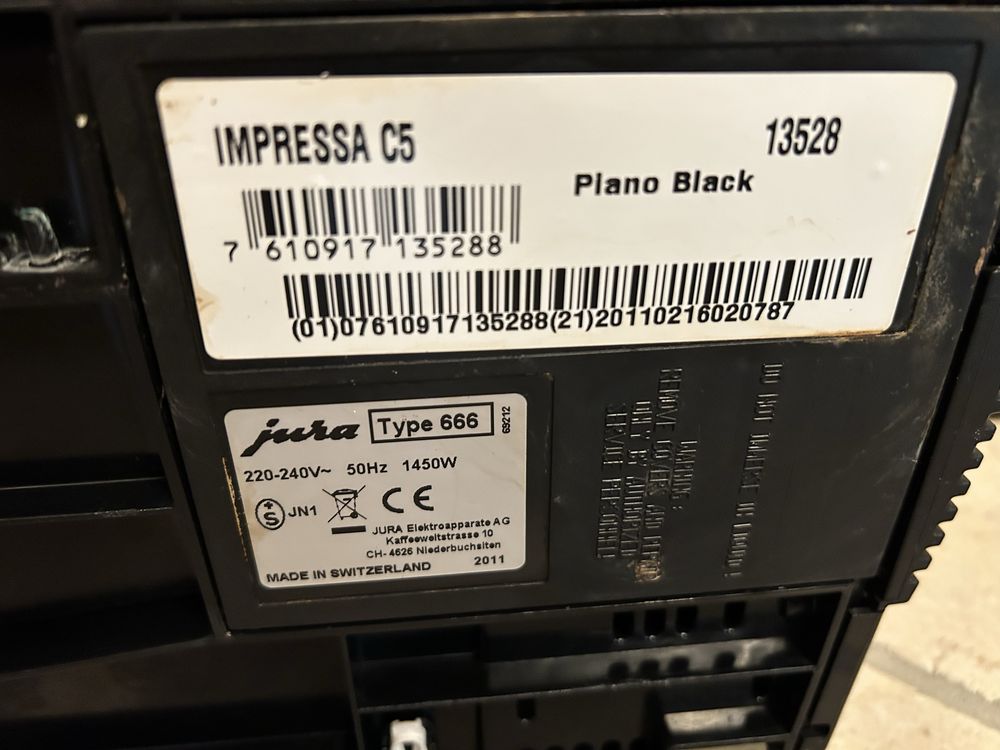 Ekspres do kawy Jura Impressa C5