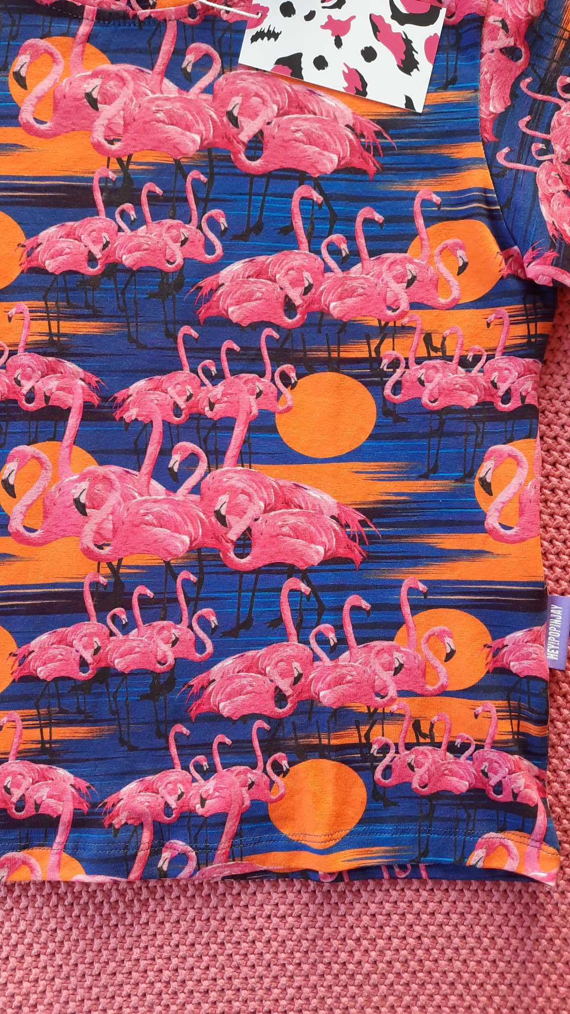 T-shirt Holiday Flamingo Sunset Hey Popinjay