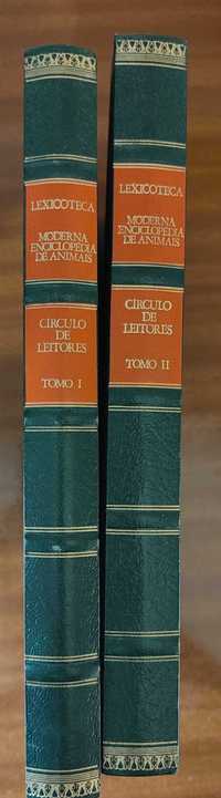 Lote 2 volumes Lexicoteca: Moderna Enciclopédia de Animais Ref P VSO