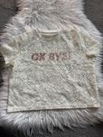 Crop top, krótki rękaw - Bershka, rozmiar XS