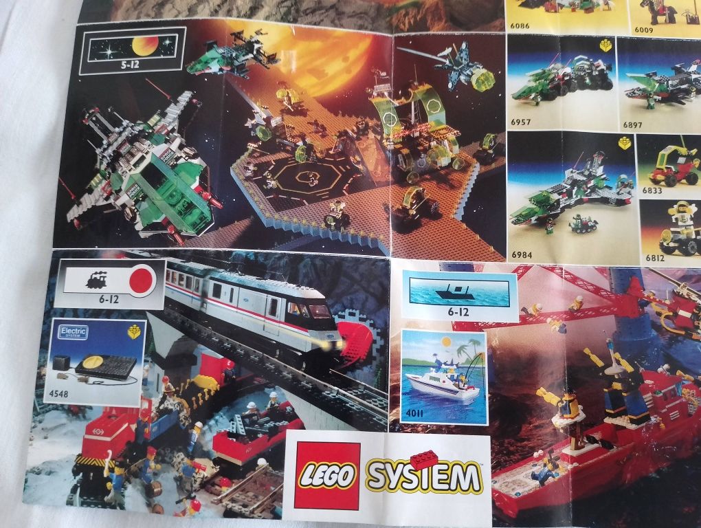 LEGO prospekt mini katalog z 1992r super stan