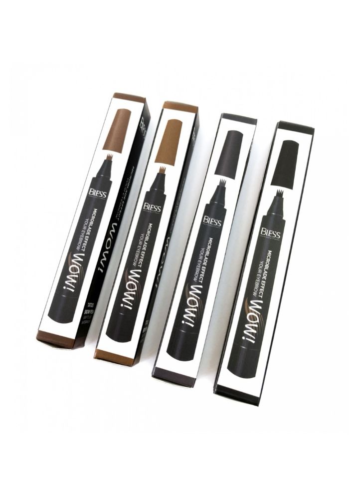 Фломастер для брів олівець для брів Bless Beauty Wow Tattoo Brow Pen