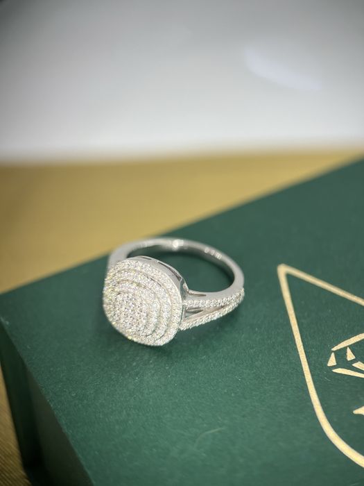 Кольцо с бриллиантами 0.80ct золото 585 натуральные бриллианты