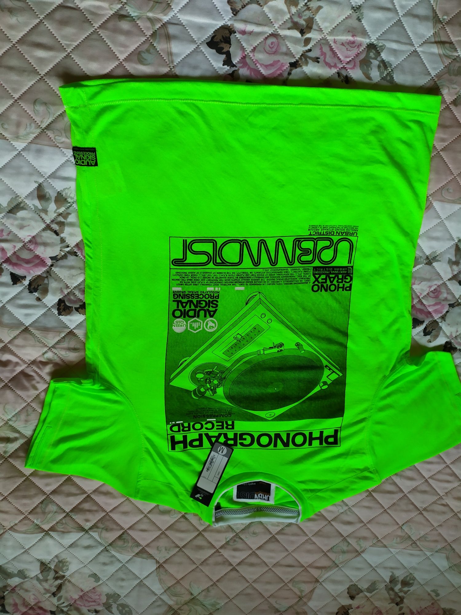 Nowy odblaskowy t-shirt na rower itp. koszulka neon c&a r.M