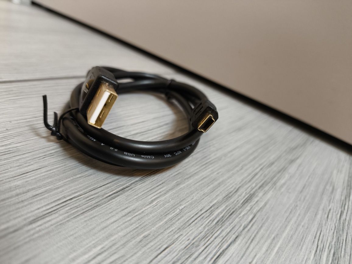 Przejściówka adapter kabel USB 2.0 do USB mini-B 0,9m