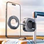 Suporte iPhone para Mala de cabine / mesinha de refeição avião / Gym