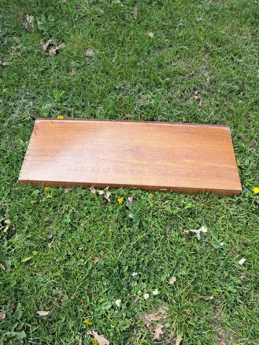 Parapet zewnętrzny stalowy złoty dąb 780x27.5 78cm x 27.5cm nowy
