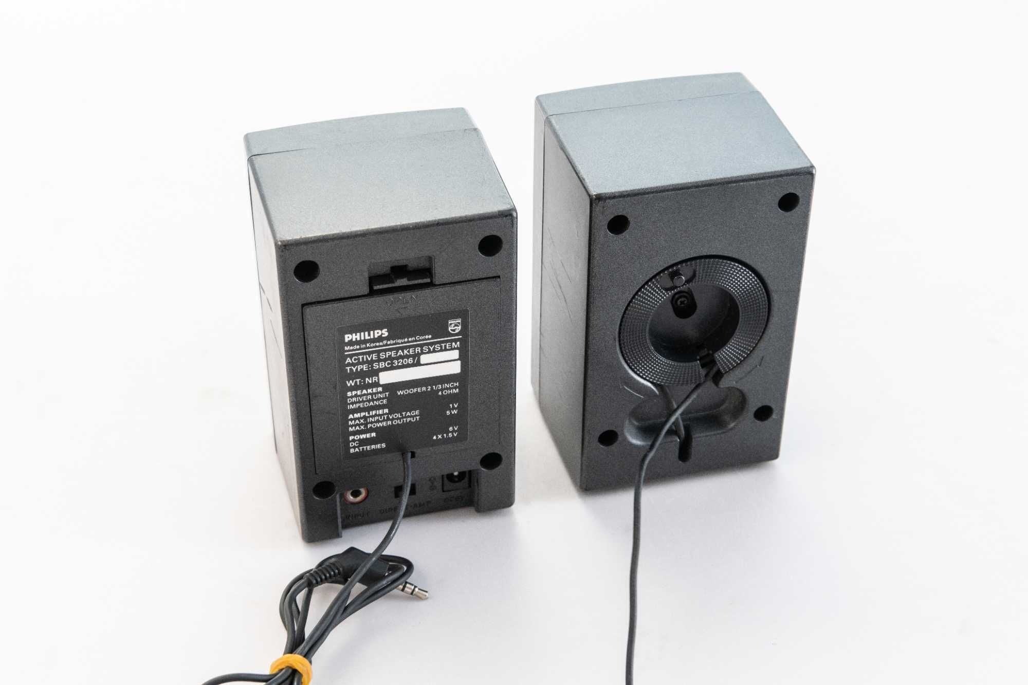 Głośniki vintage Walkman Discman przenośne turystyczne Philips SBC3206