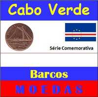 Moedas - - - Cabo Verde - - - "Barcos"
