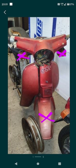 Motorower honda eve pax amulet tact ab19 af07 tact