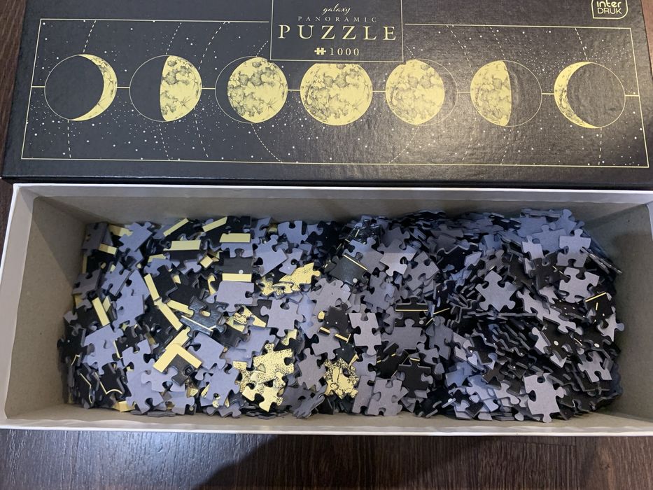 Пазли панорамні Interdruk Galaxy №2 "Фази місяця" 32х96 см 1000 шт
