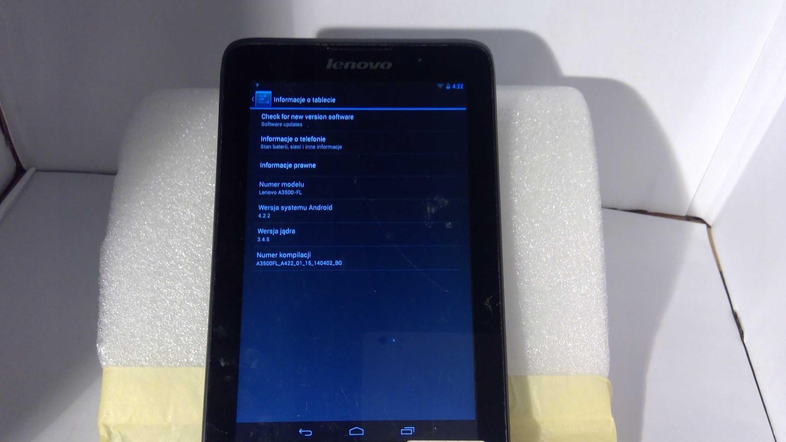 Tablet Lenovo A3500-FL 7" nr1071