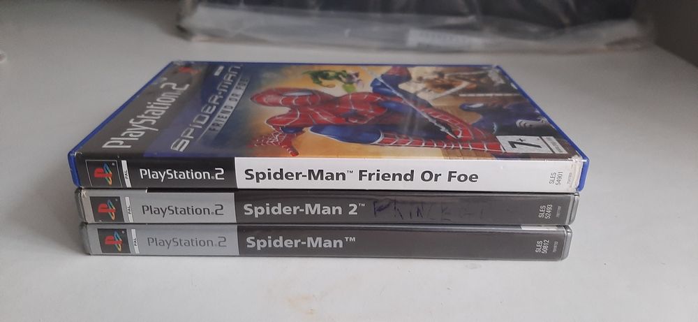 Lot de jogos Spider-Man para ps2