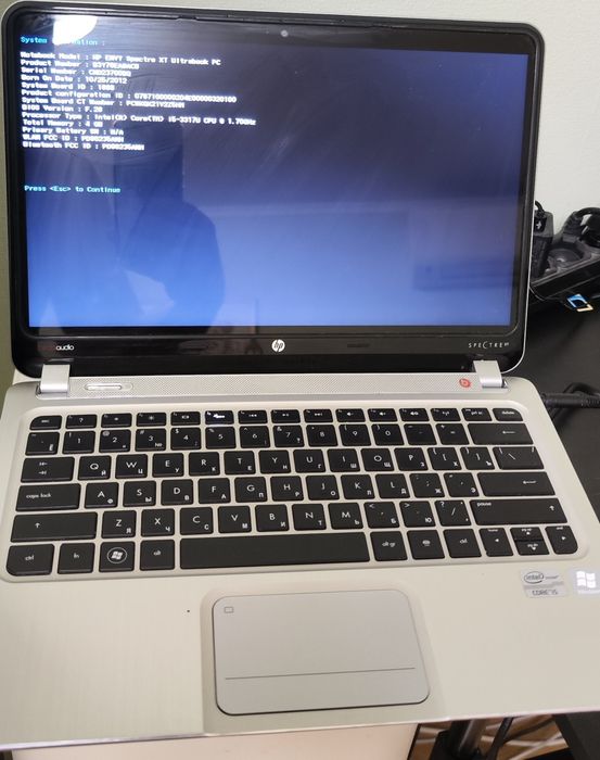Ноутбук Hp ENVY spectre xt ultrabook