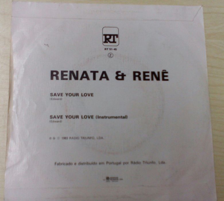 Vinil, Renata & René: Save your Love.