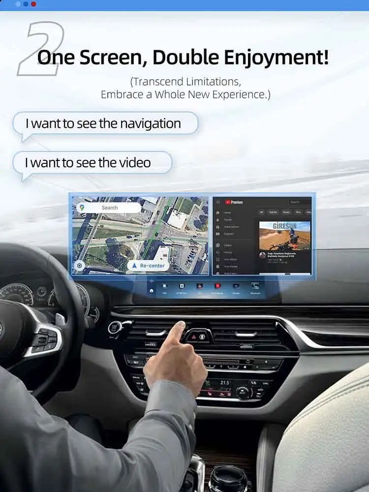 авто приставка для BMW Ottocast OTTOAIBOX i3 Dual Wi-Fi