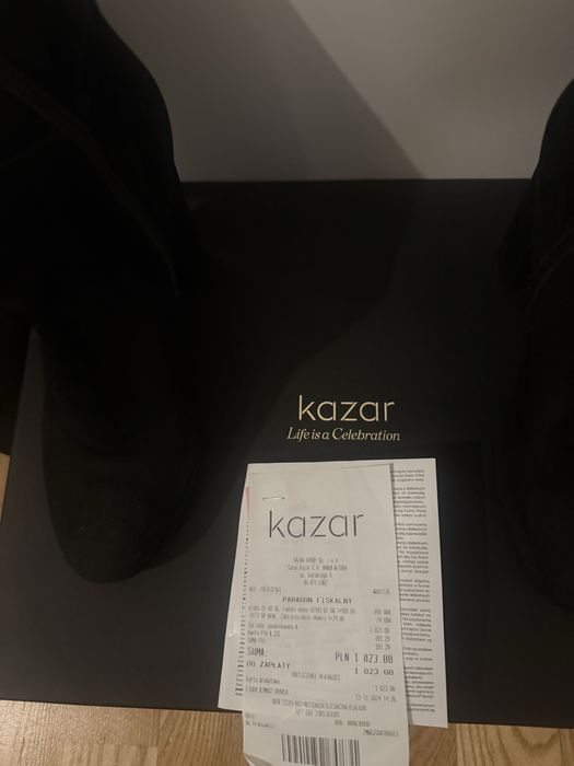 Kozaki zamszowe kazar