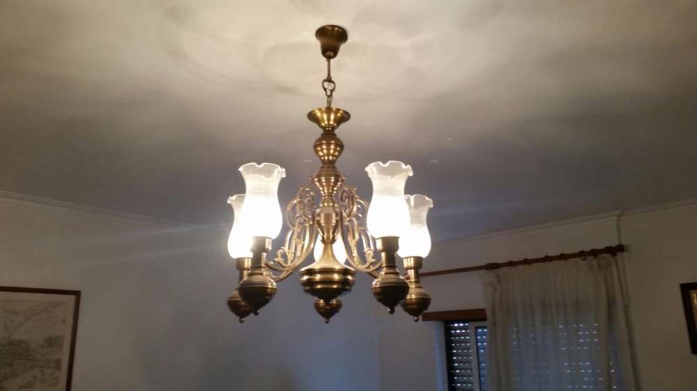 Conjunto Candeeiro Vintage Clássico