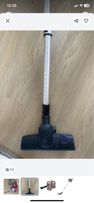 Aspirador vertical 500ml sem saco 600W