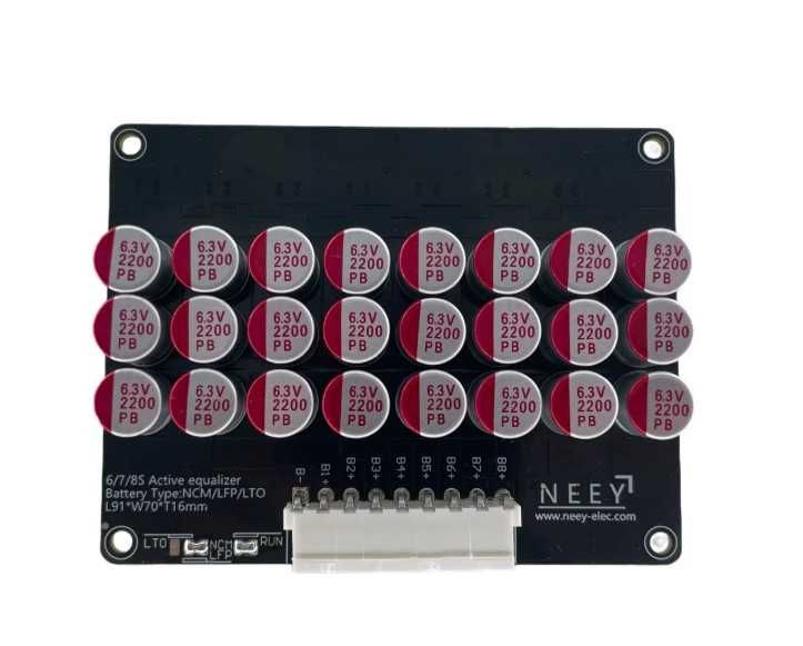 Активний балансир конденсаторний Li-ion/Lifepo4/LTO: 6-8S