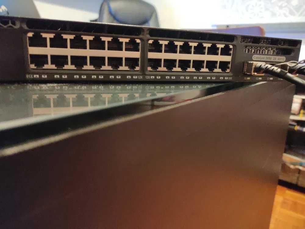 Cisco Catalyst 3650 24 portas C3650-24TS-E 4 Portas SFP