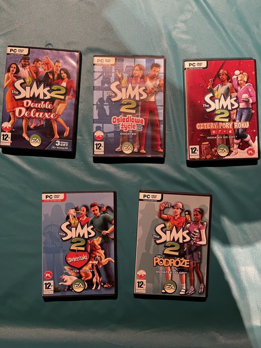 Pakiet The Sims 2 PC podstawka + dodatki
