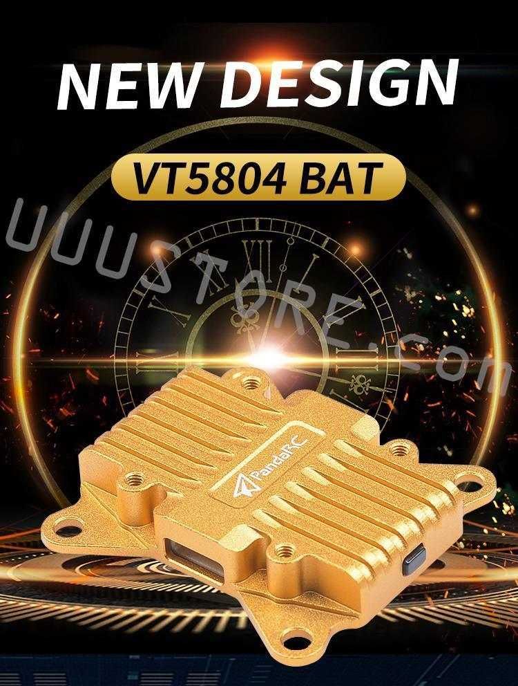 Відеопередавач VTX PandaRC 5.8G VT5804-BAT 2.5W 40CH