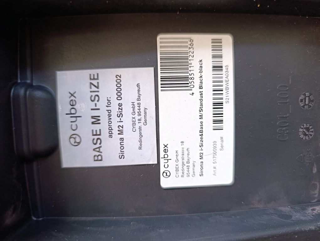 Cybex SIRONA M2 i- Size +baza  kompletny fotelik samochodowy  Isofix
