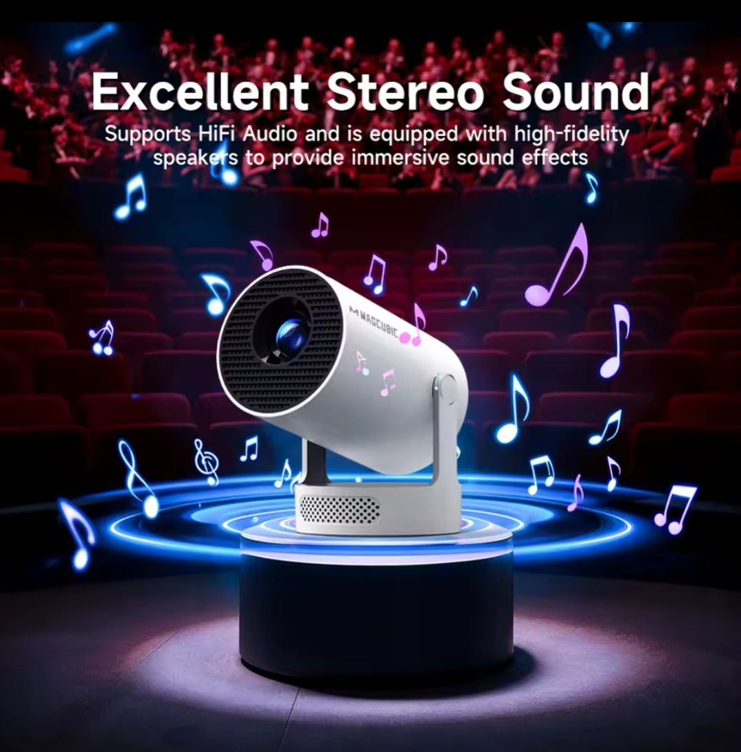 Проектор Magcubic HY300 PRO+ Stereo sound. Новинка 2025 року!