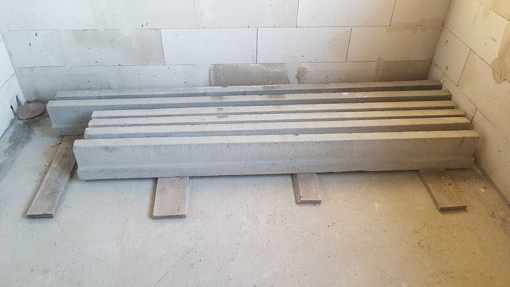 Belka nadprożowa L, belki nadprożowe żelbetowe, nadproże L-19