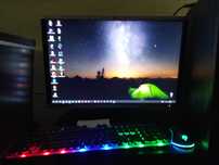Komputer Stacjonarny Hp Z420 Z monitorem 24 cale