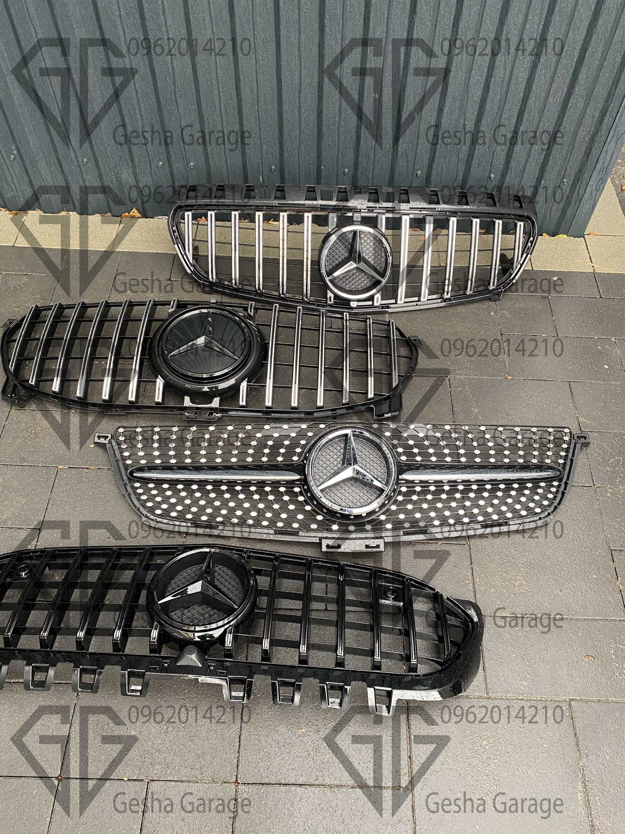 Решетка решітка mercedes мерседес CLA CLS GLA GLB GLC GLE GLS CL ML G