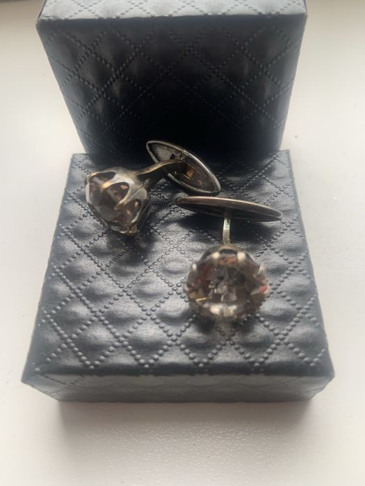 Вінтажні запонки. Срібло 875. СССР