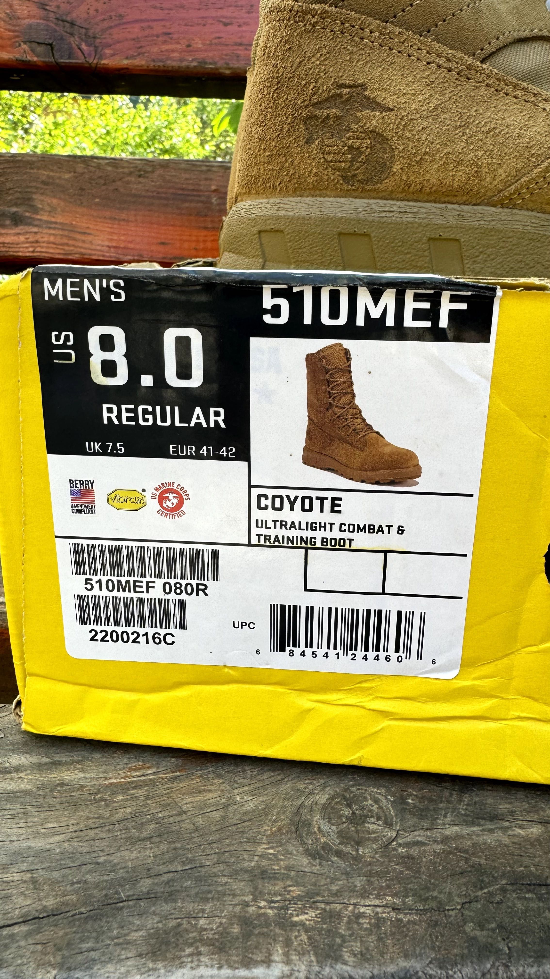 Берці Belleville 510MEF Ultralight Marine Corps Combat Boot (US8.0)