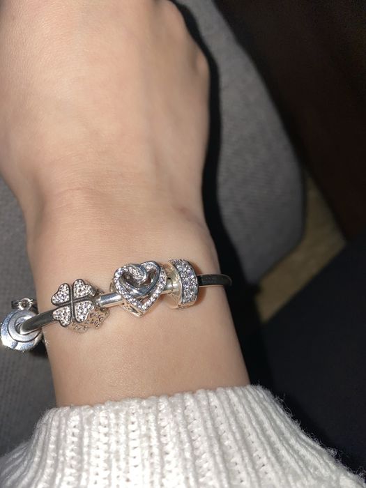 Charms złączone serca Pandora