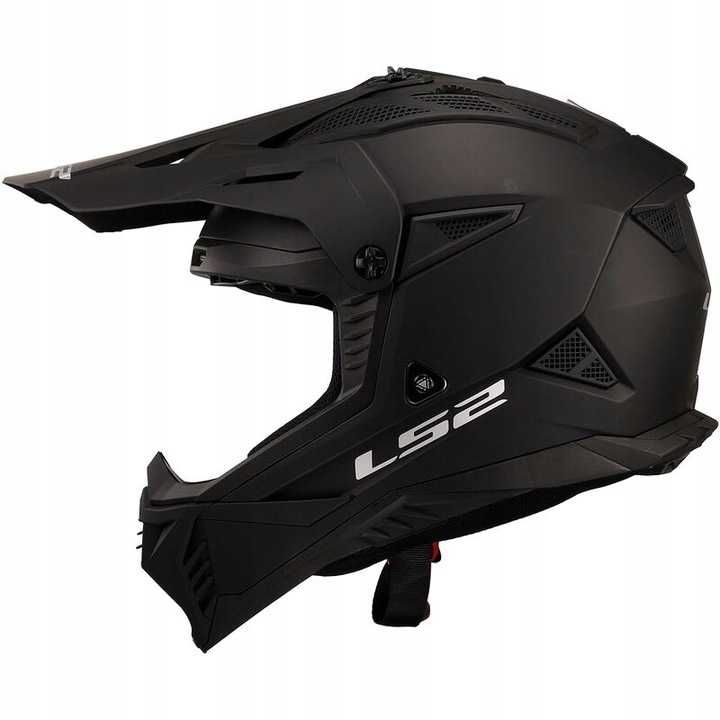 KASK LS2 MX708 FAST II CROSS ENDURO QUAD nowy model czarny mat S-3XL