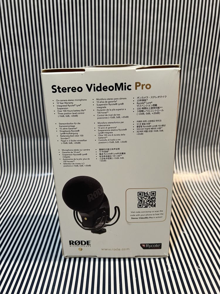Мікрофон Rode Stereo VideoMic Pro