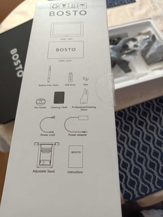 Profesjonalny tablet graficzny BOSTO 2w1 z windows Studio 16HDT