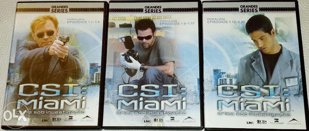CSI Miami T1 em DVD